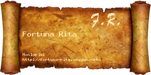 Fortuna Rita névjegykártya
